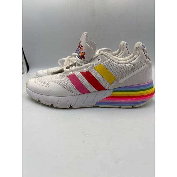 Adidas ZX 1K Boost Pride Colors Sneakers, New. Sz 8 - Picture 6 of 13